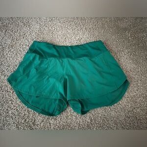Lululemon speed up high rise lined short size 10